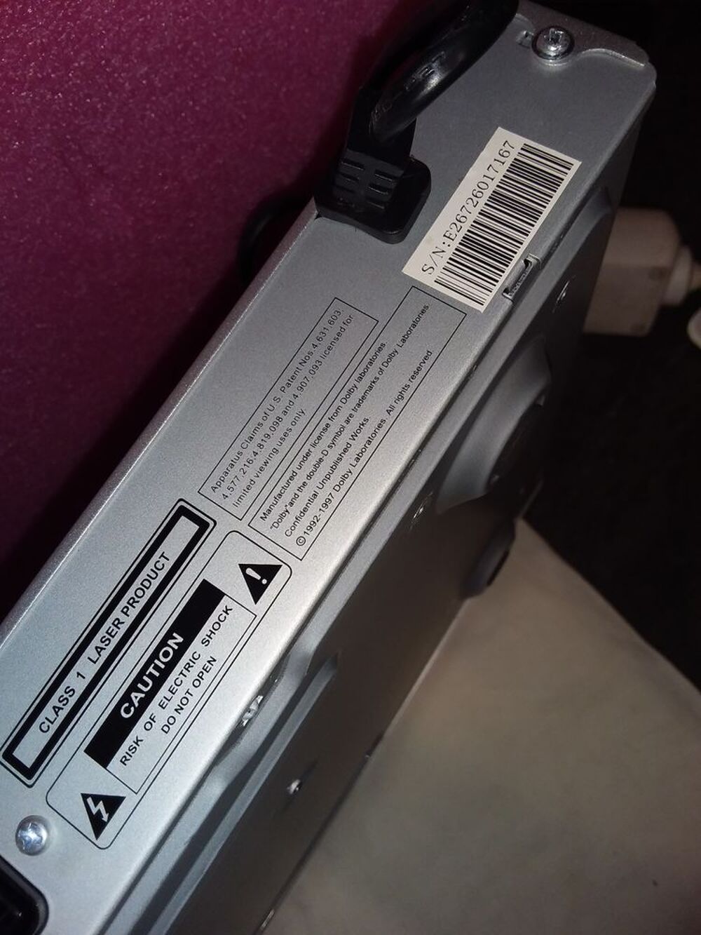 Lecteur dvd silvercrest r&eacute;f&eacute;rence dp 5300x Photos/Video/TV