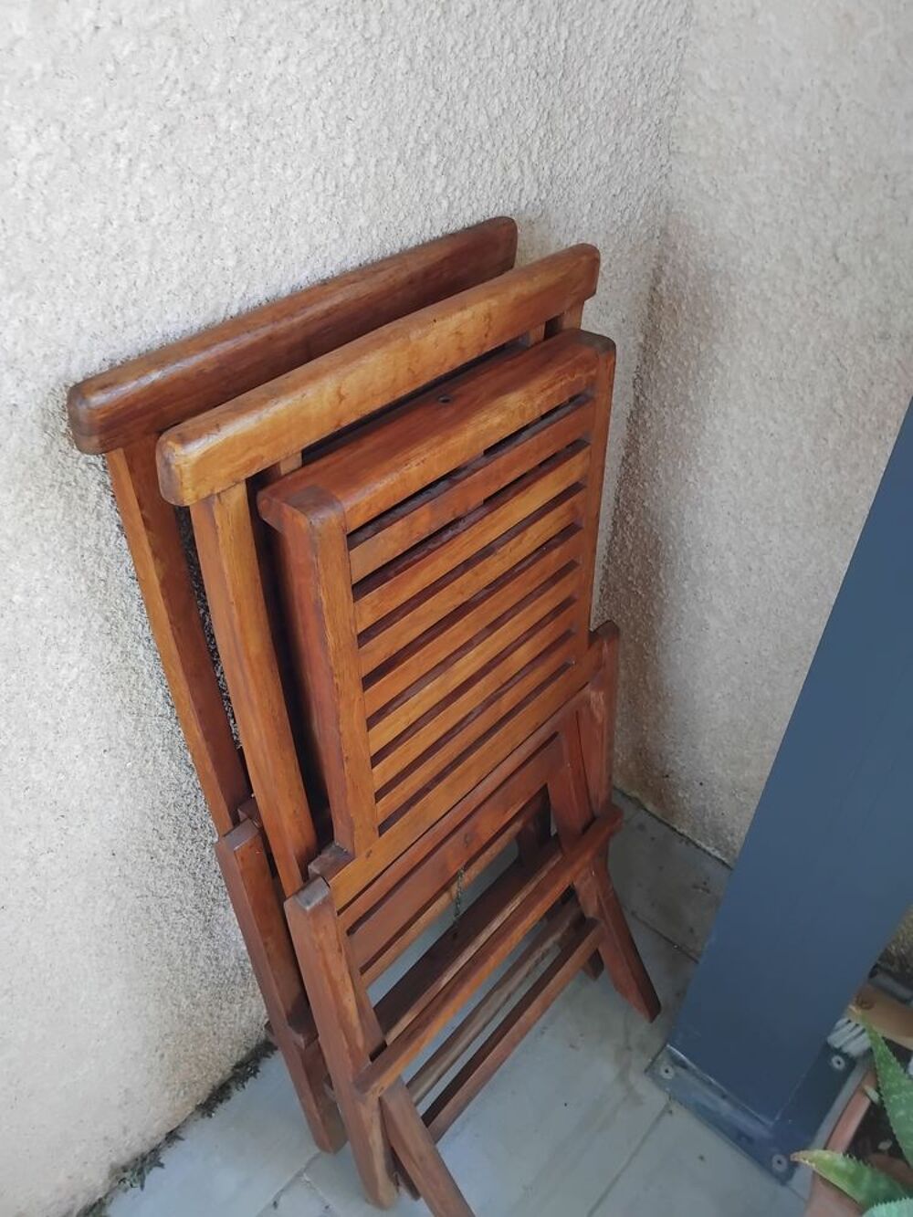 Salon de jardin en teck massif Meubles