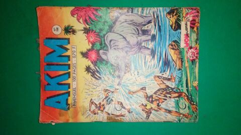 Bande dessinée vintage Akim - Aventure Jungle 0 Battrans (70)