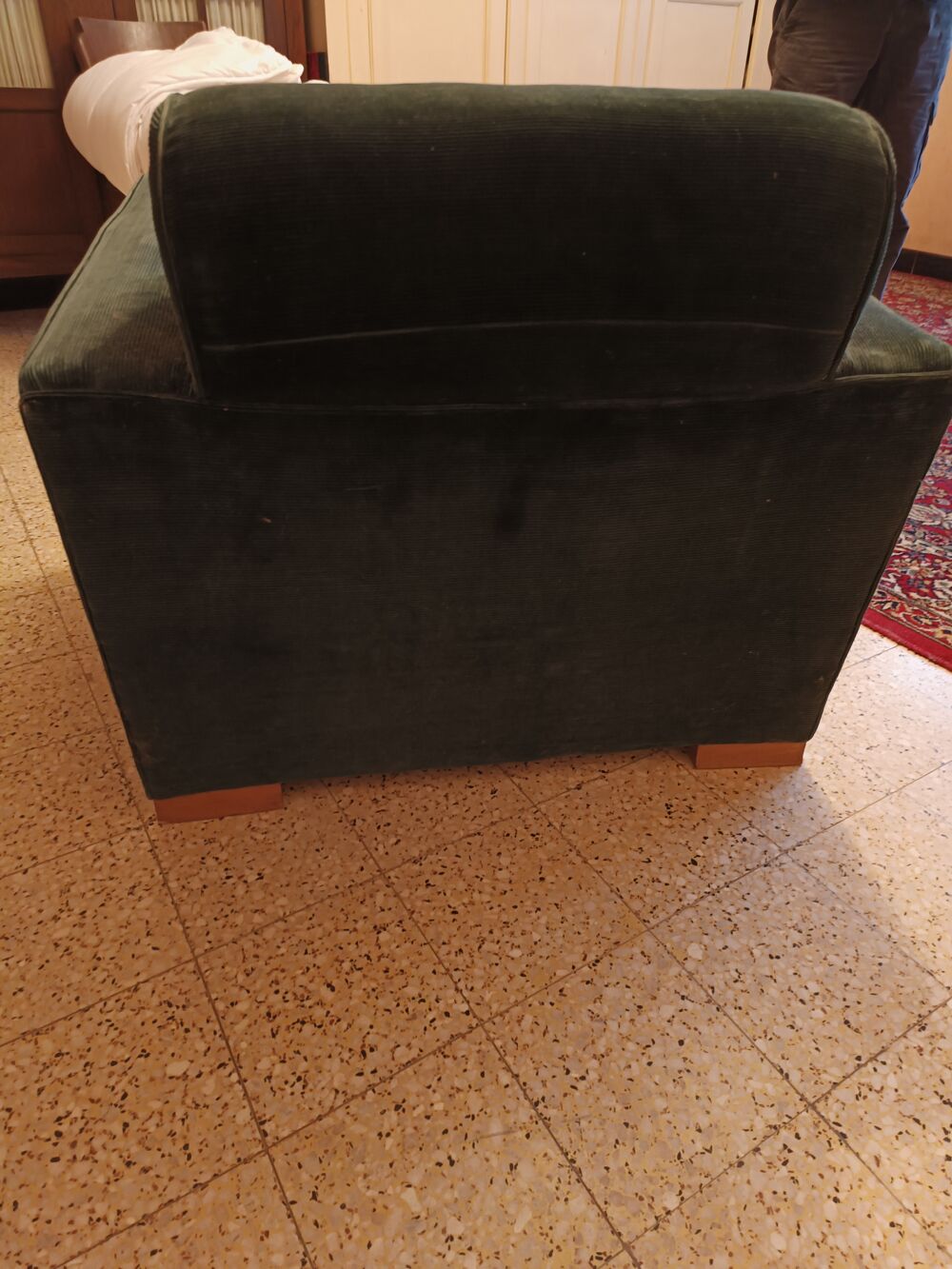 Fauteuil Club en velours Meubles