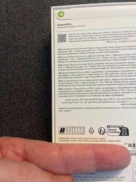 iPhone 16 Pro 128Go encore emball 950 Rennes (35)
