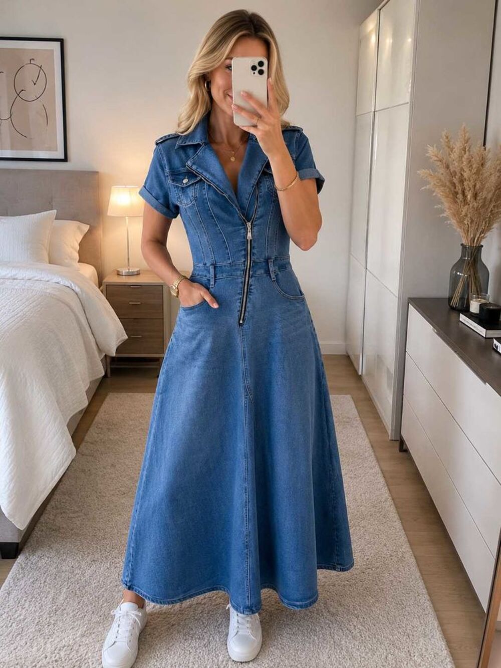 robe en jean Vêtements