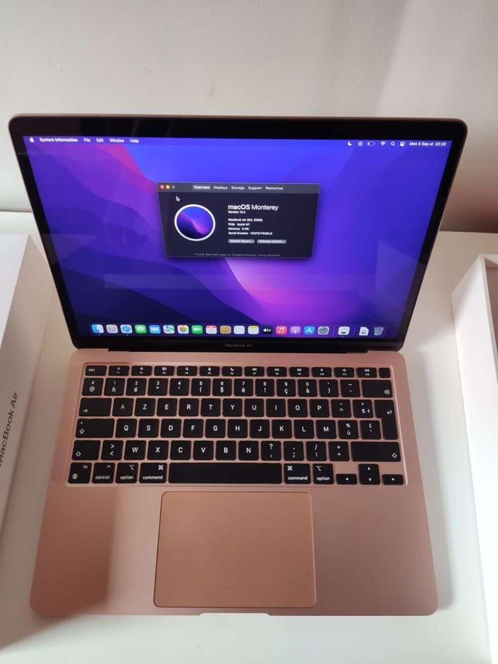 Macbook Air M1 512 Go Matériel informatique