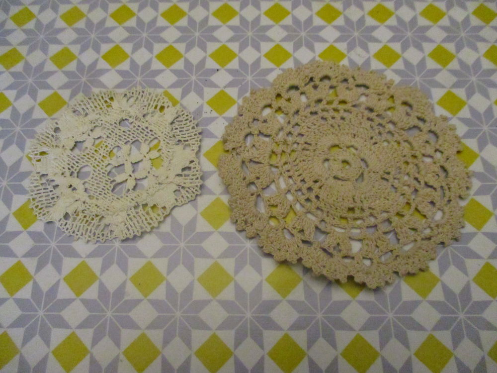Napperon diametre 25 cm et autres mod&egrave;les Décoration