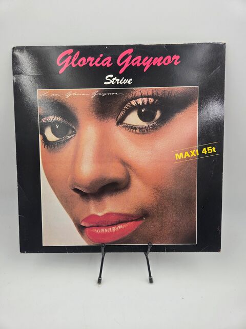 Vinyle 33 tours Gloria Gaynor : Strive (181) avec fourreau  5 Vulbens (74)