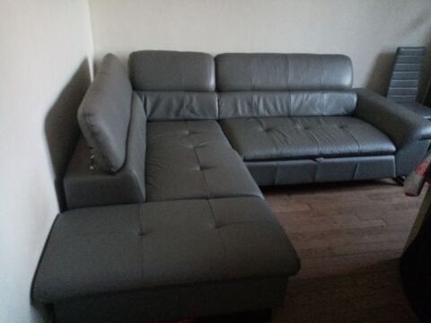 salon cuir v�ritable gris 0 Lurcy-L�vis (03)