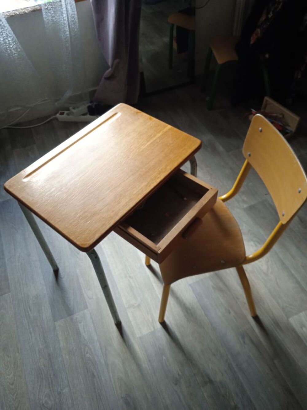  bureau+chaise vintage, Meubles