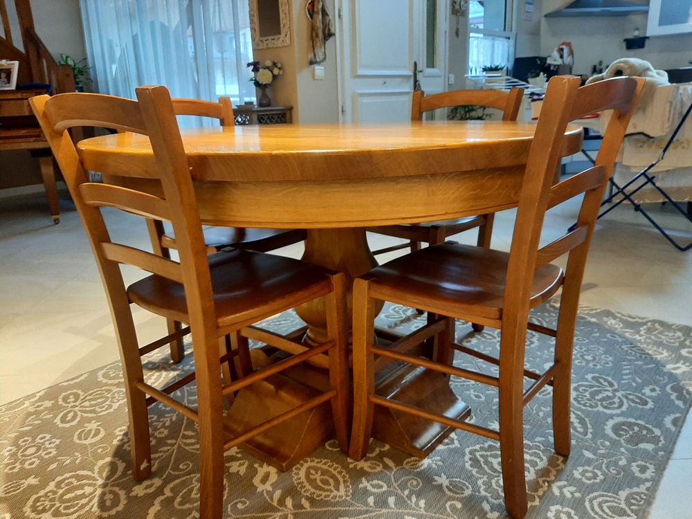 Table de salle &agrave; manger ronde 120 Meubles