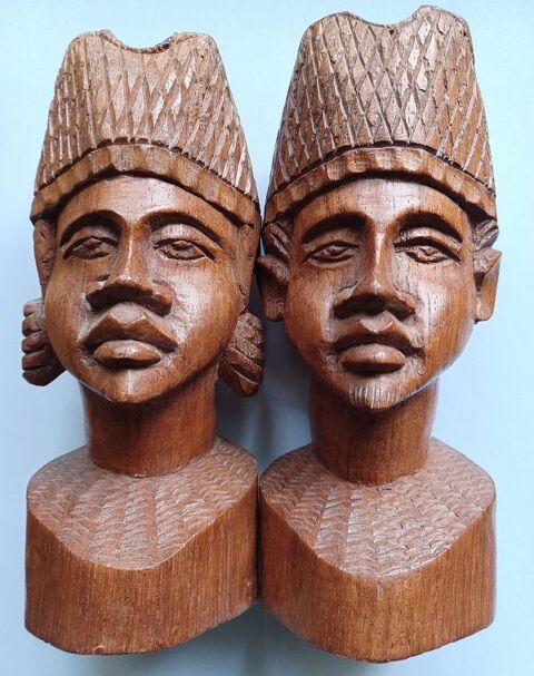 Duo de statuettes Africaines Laruscade (33)