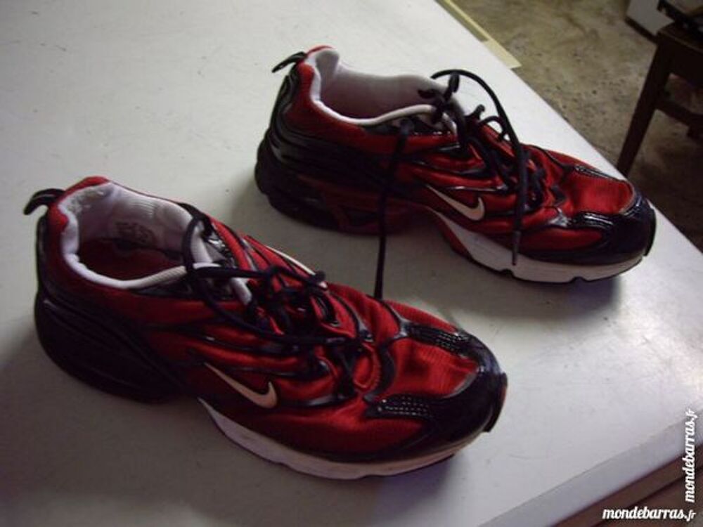 Joggers &agrave; lacets Rouge/Noir pt 40 Chaussures