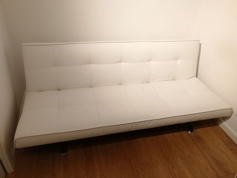 canape lit convertible blanc Meubles