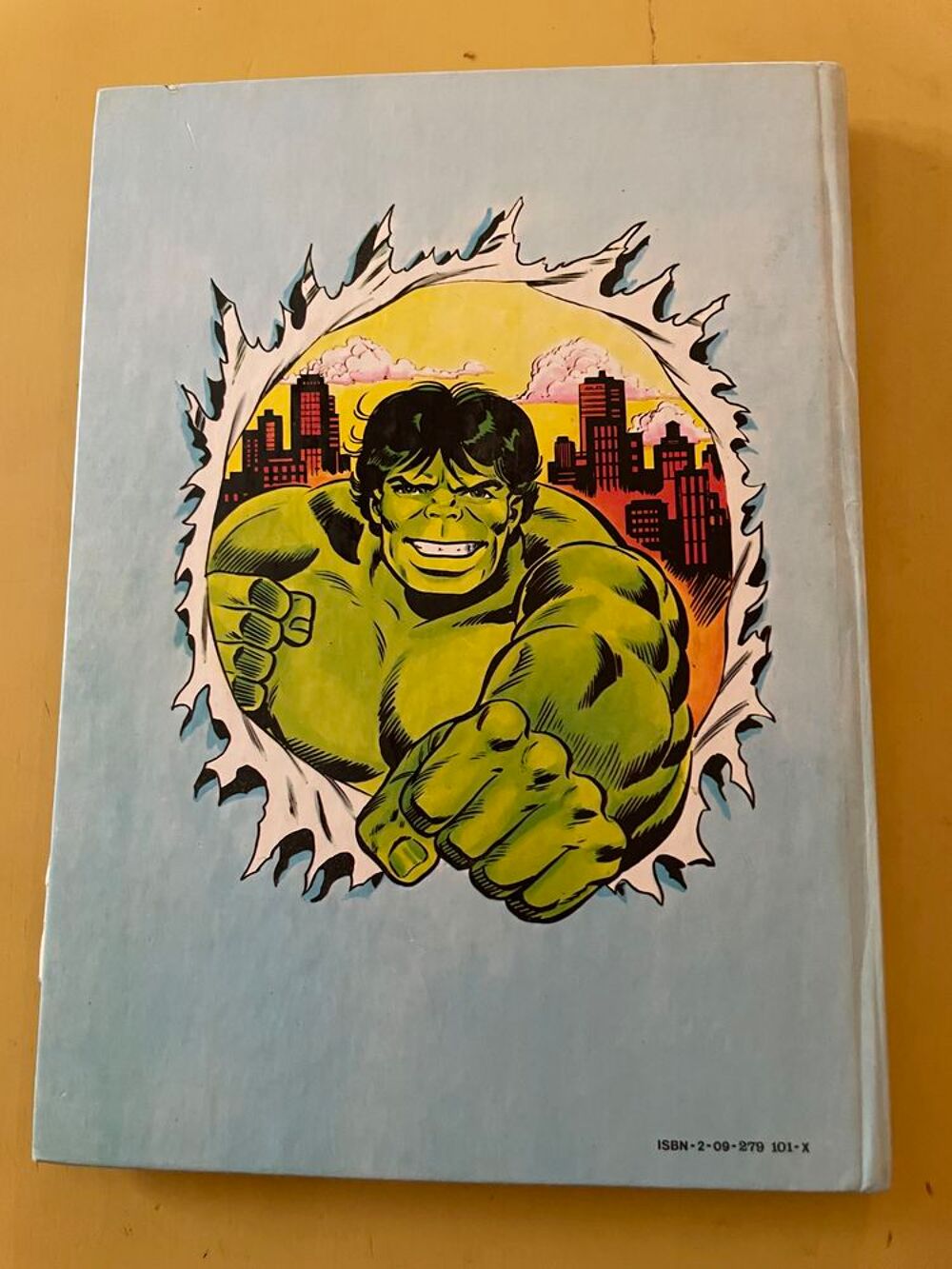 BD L'INCROYABLE HULK EO 1980 en relief et anim&eacute; Ed NathanTBE Livres et BD
