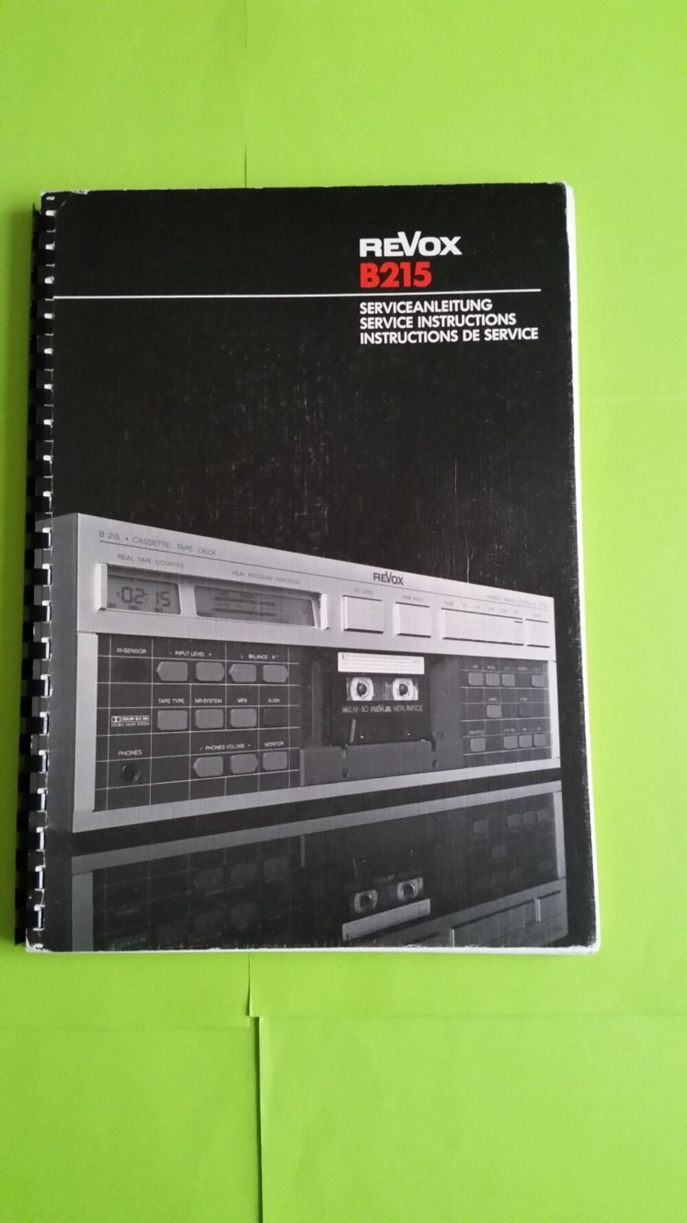 B 215 REVOX Audio et hifi