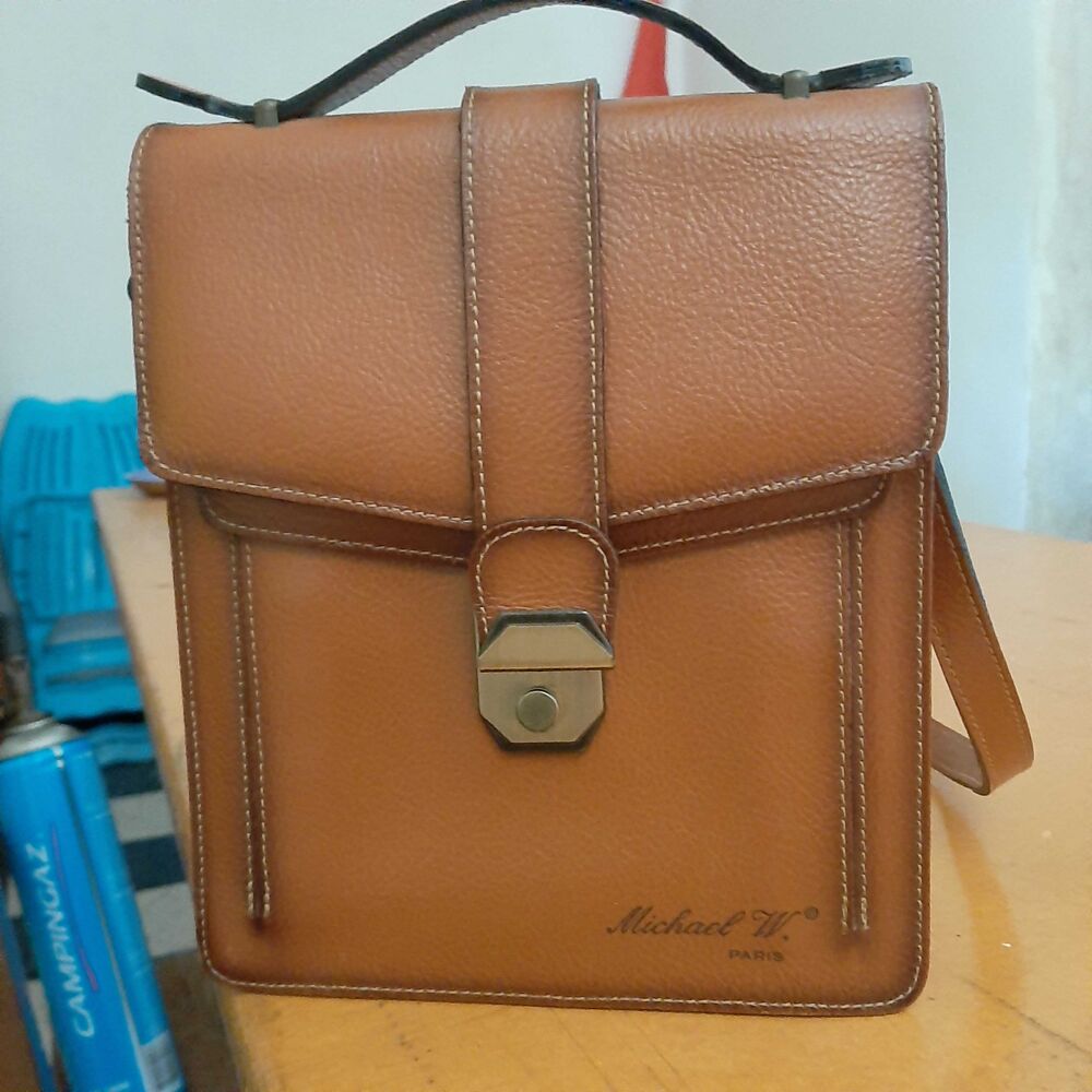 sacoche hommes en cuir Maroquinerie