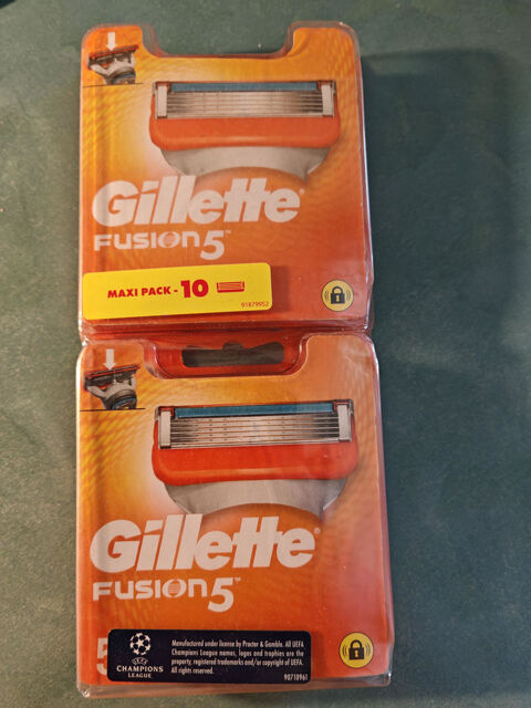 lot 10 lames à raser GILLETTE FUSION 5 20 Sessenheim (67)