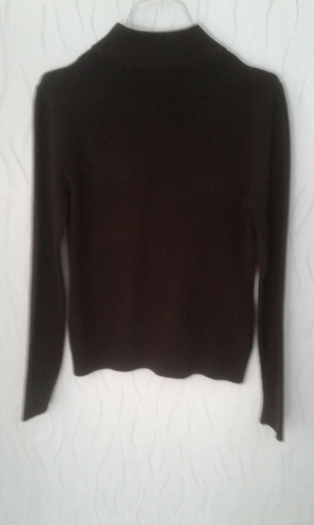 gilet marron zip d&eacute;coratif Vêtements