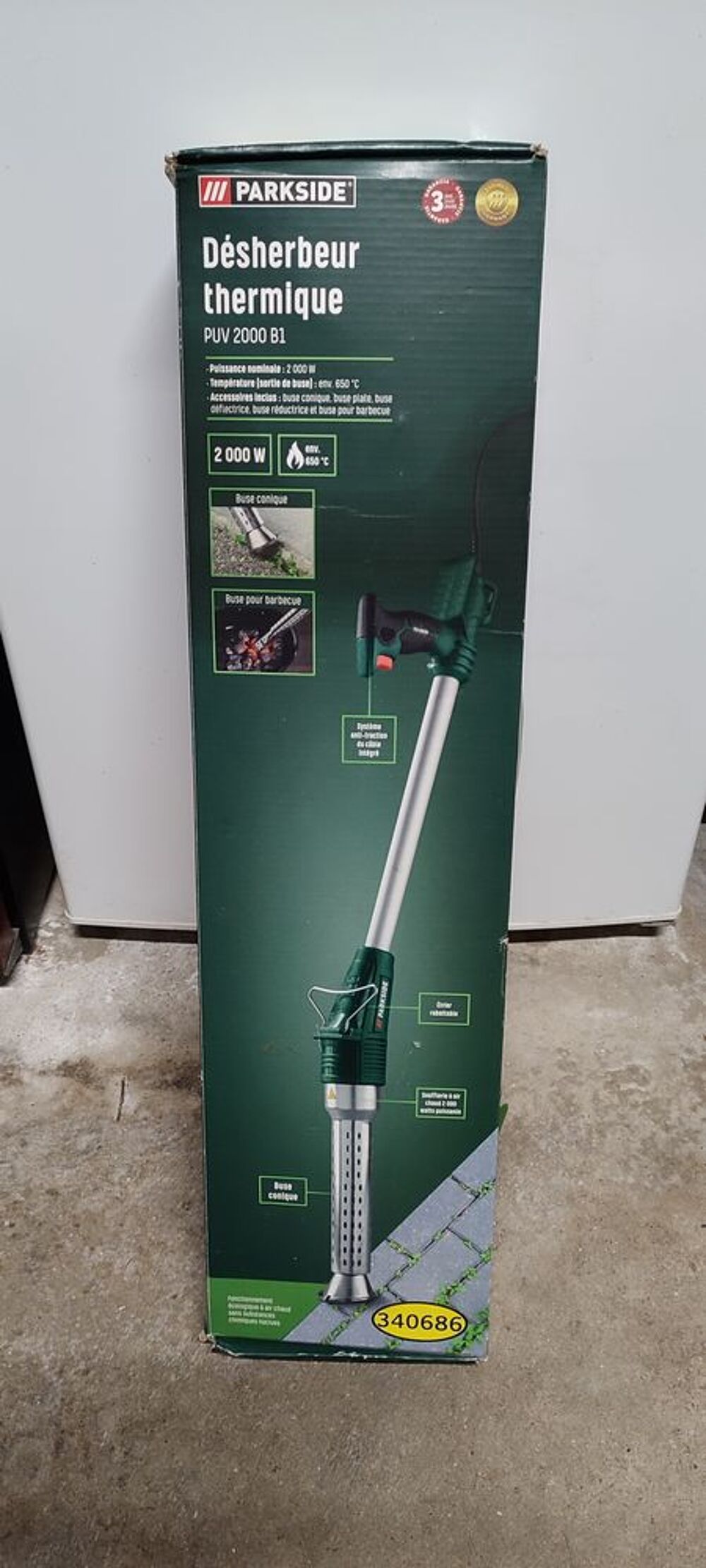 D&eacute;sherbeur thermique 2000 W Jardin