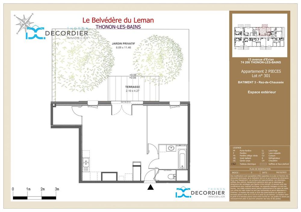 Vente Appartement À VENDRE - T2  NEUF  - CENTRE-VILLE -  THONON-LES-BAINS (74200) Thonon les bains