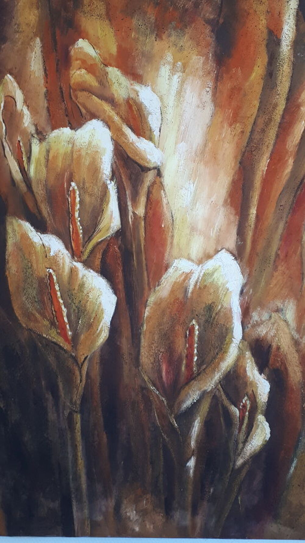 Huile sur toile contemporaine 
Décoration