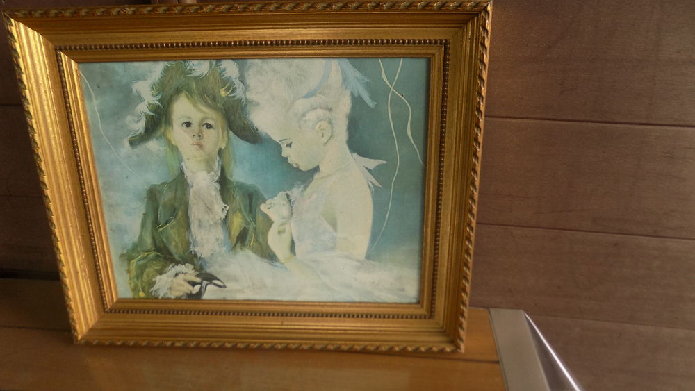 Superbe gravure l encadr&eacute;e est en bois 
Décoration