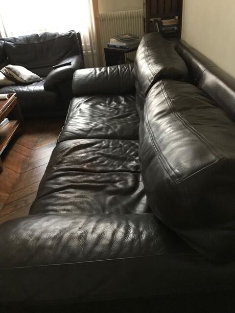 Canapé 4 ou 5 places Rochebobois en cuir 130 Paris 15 (75)