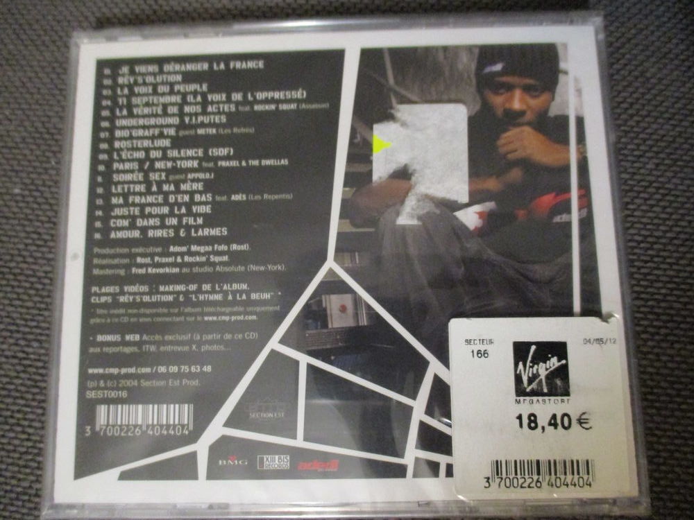 ROST CMP CD RAP ROCKIN SQUAT VOIX DU PEUPLE CD et vinyles