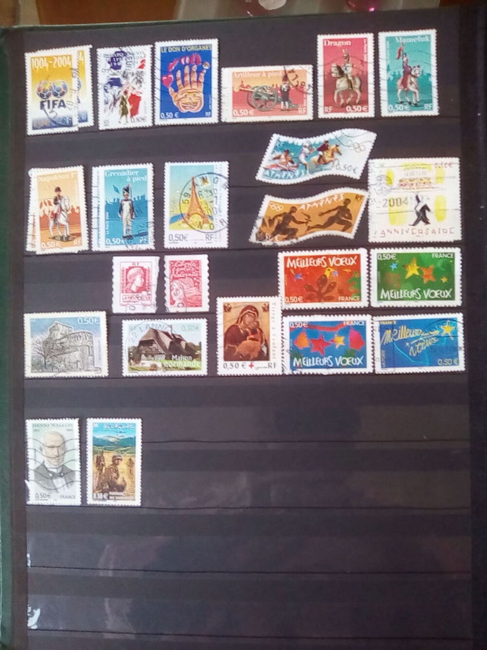 Timbres France 2004 