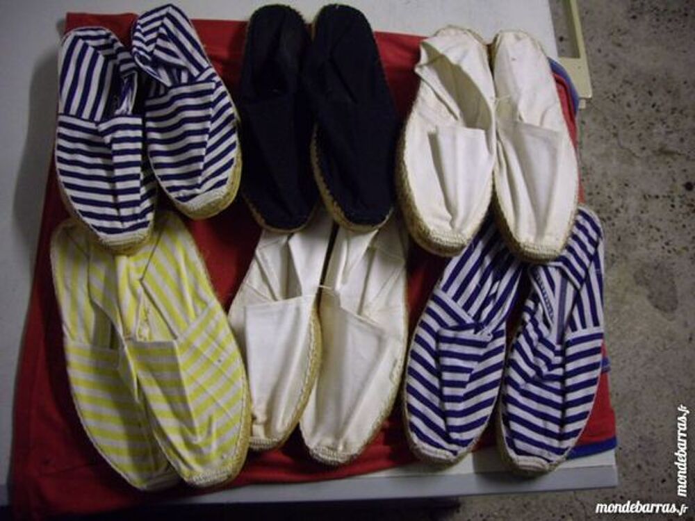 Paires d'Espadrilles pointure 38 -neuves Chaussures