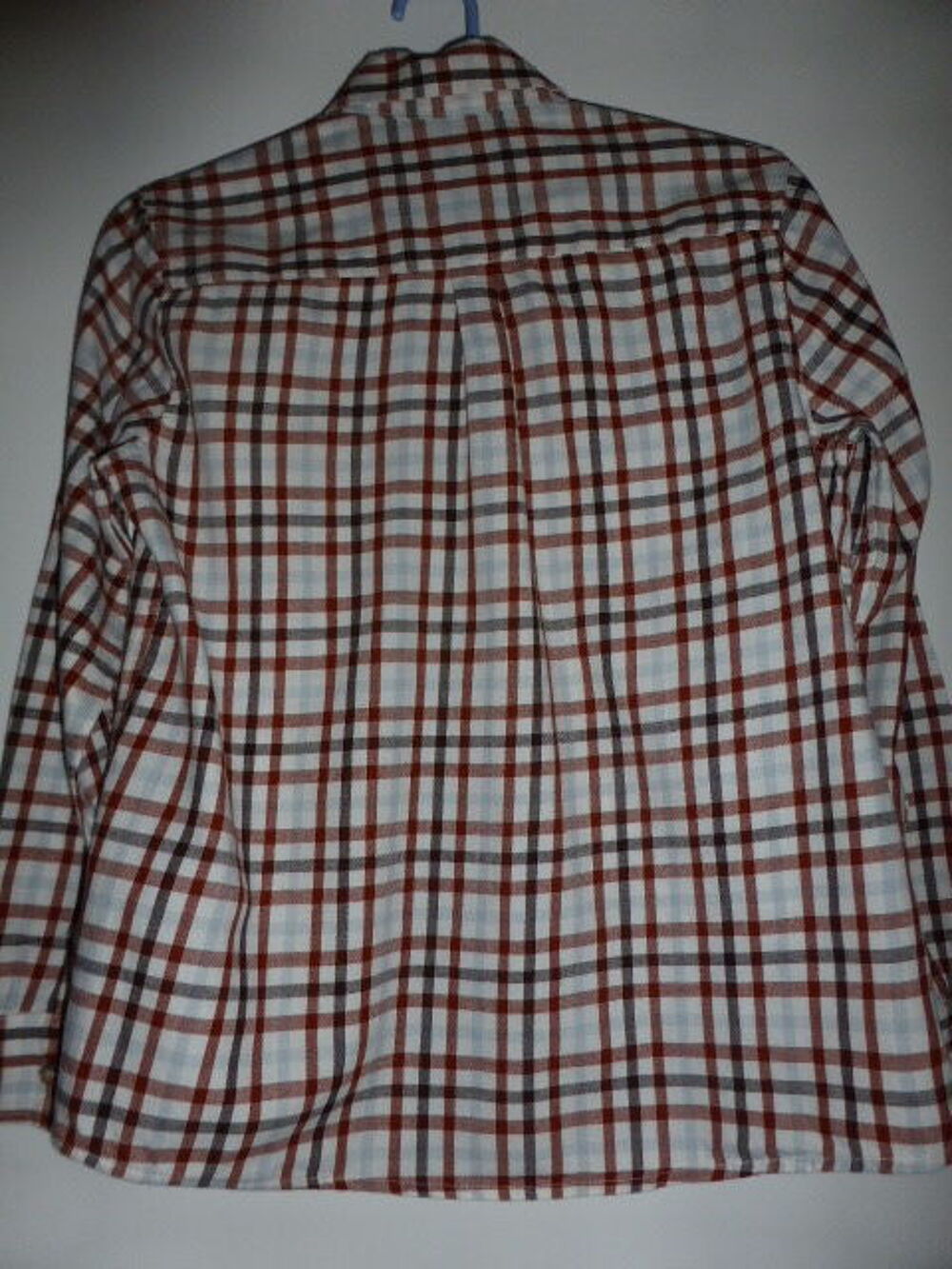 Cyrillus chemise &agrave; carreaux marron 10 ans Vêtements enfants