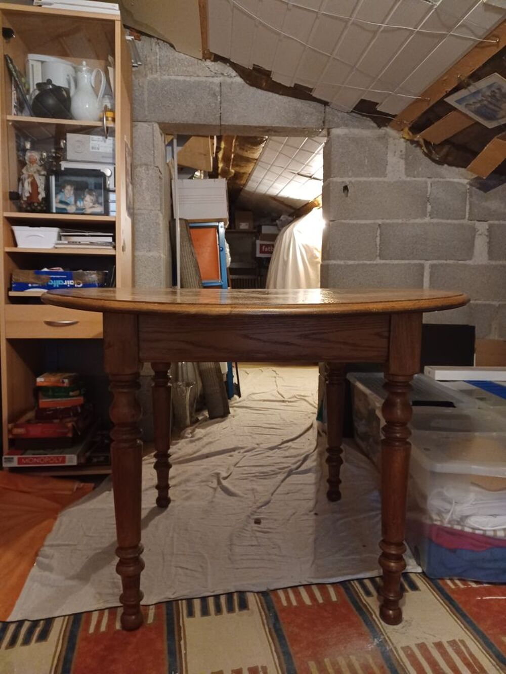  table en chene massif diametre 110 cm Meubles