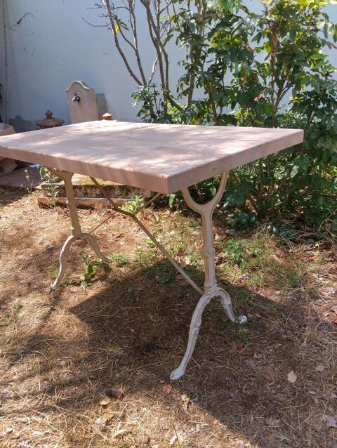 Table bistrot ancienne avec plateau en bois massif 100 Toulouse (31)