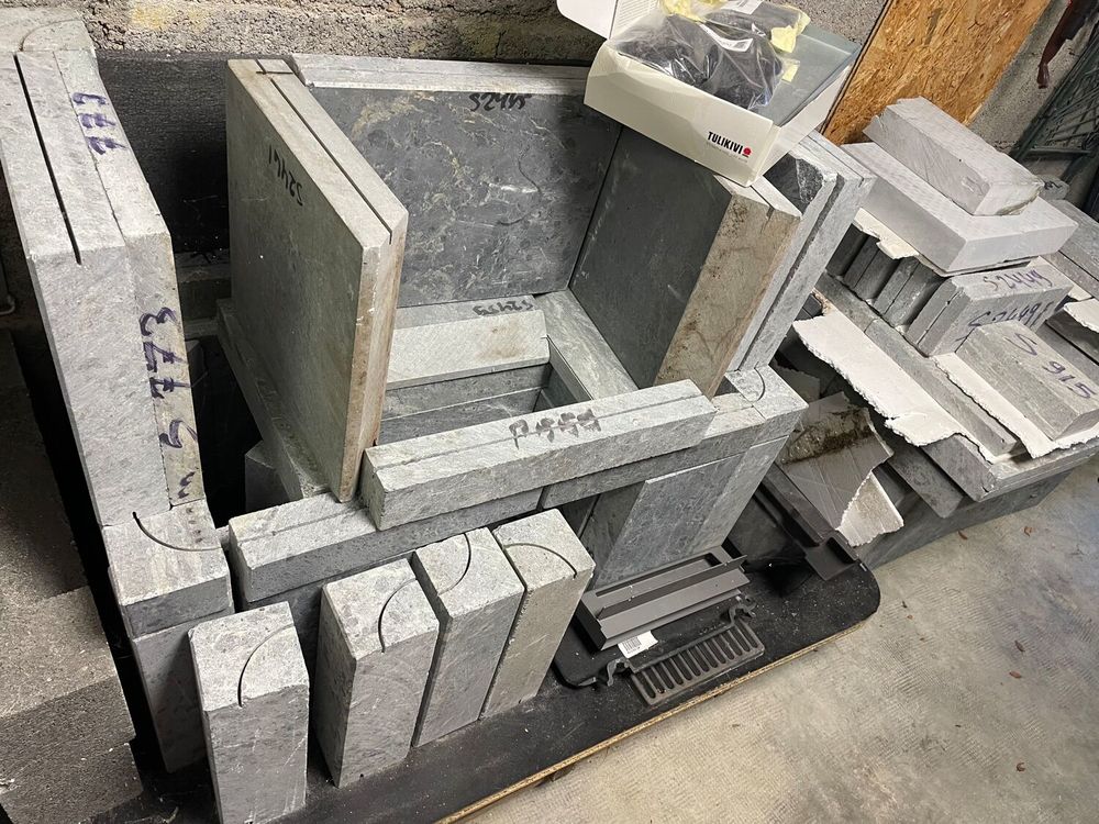 Poele de masse TULIKIVI &agrave; bois en pierre ollaire Bricolage