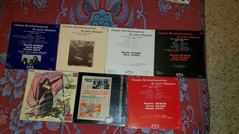 S�rie de 5 disques  chants r�volutionnaires  10 Saint-Mandrier-sur-Mer (83)