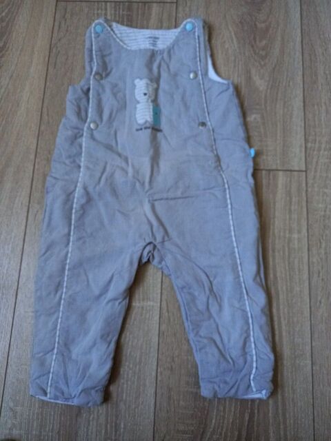 Salopette gris clair marque Obaibi taille 6 mois Villiers (86)