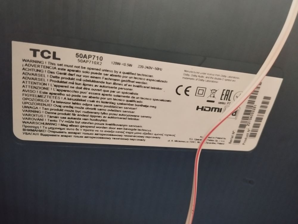 TV TCL 4K Photos/Video/TV