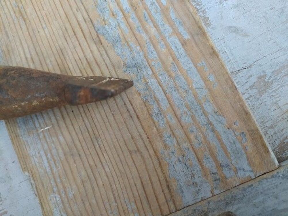 Outil Ancien Marteau de Joigneur Appr&ecirc;teur Maroquinerie Cuir 