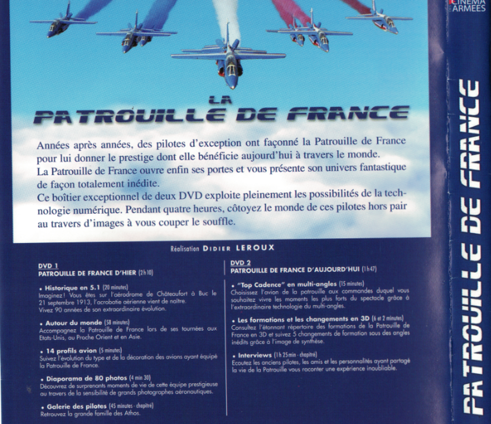 LA PATROUILLE DE FRANCE. Avions de combat sovi&eacute;tiques et U.S DVD et blu-ray