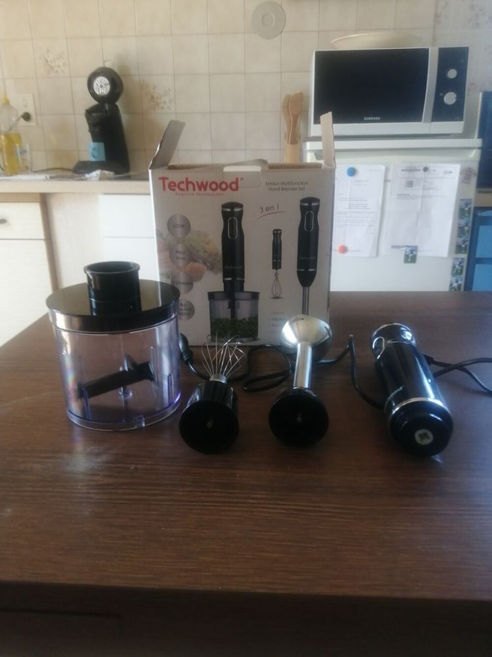 Mixer multifonction techwood Cuisine