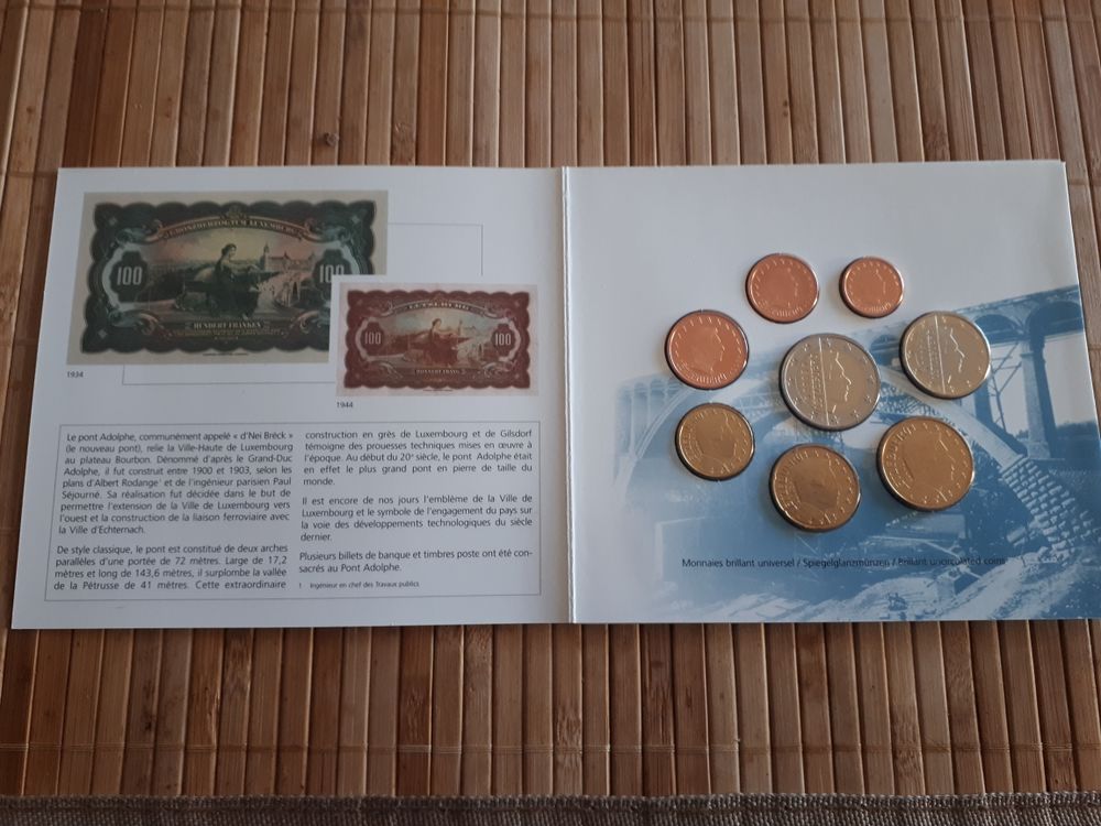 Coffret BU euros 2003 Luxembourg 