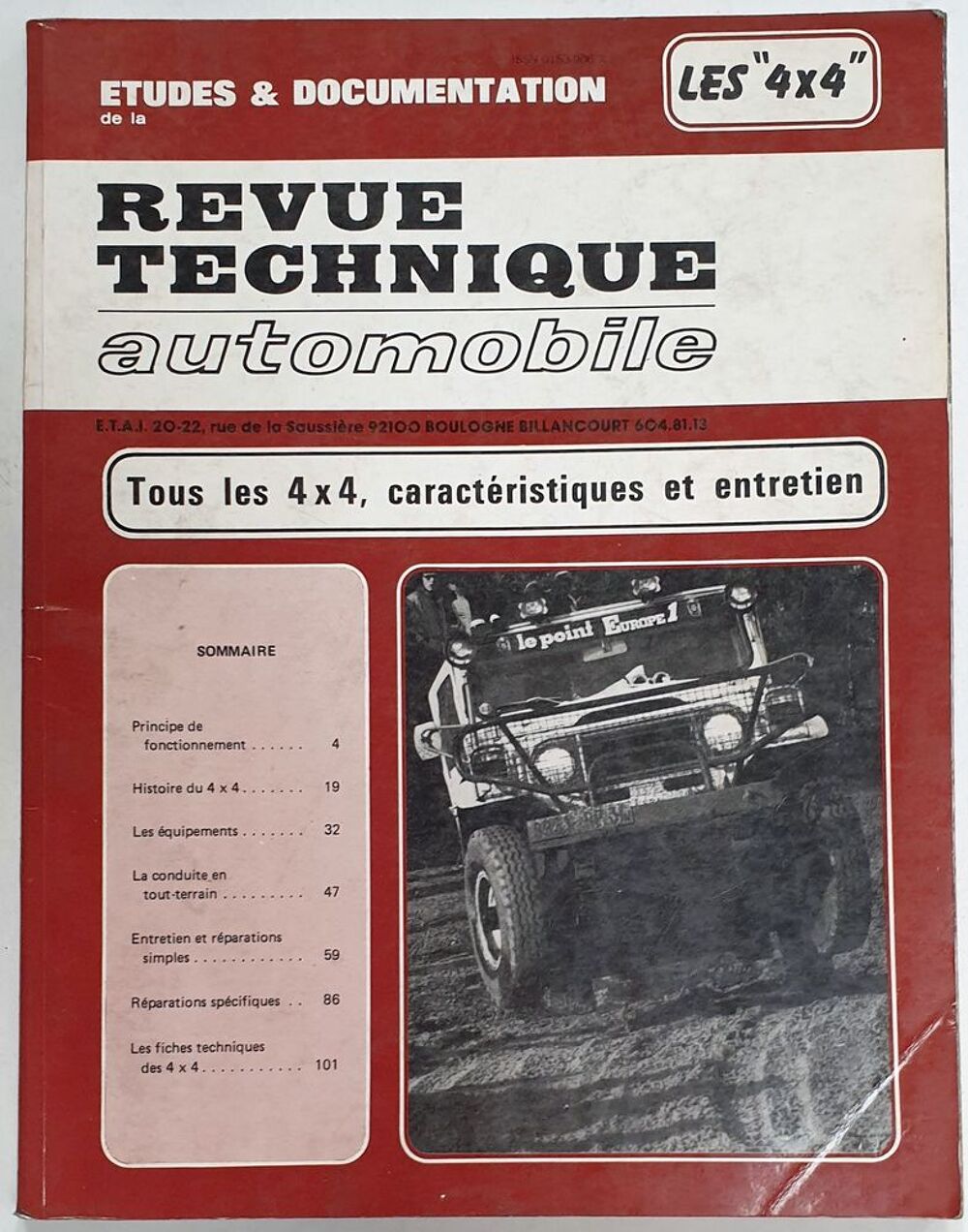 Brochures &amp; Prospectus commerciaux 4x4, vintage collection 