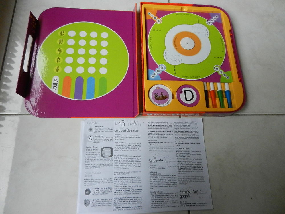 5 jeux de lettres Jeux / jouets
