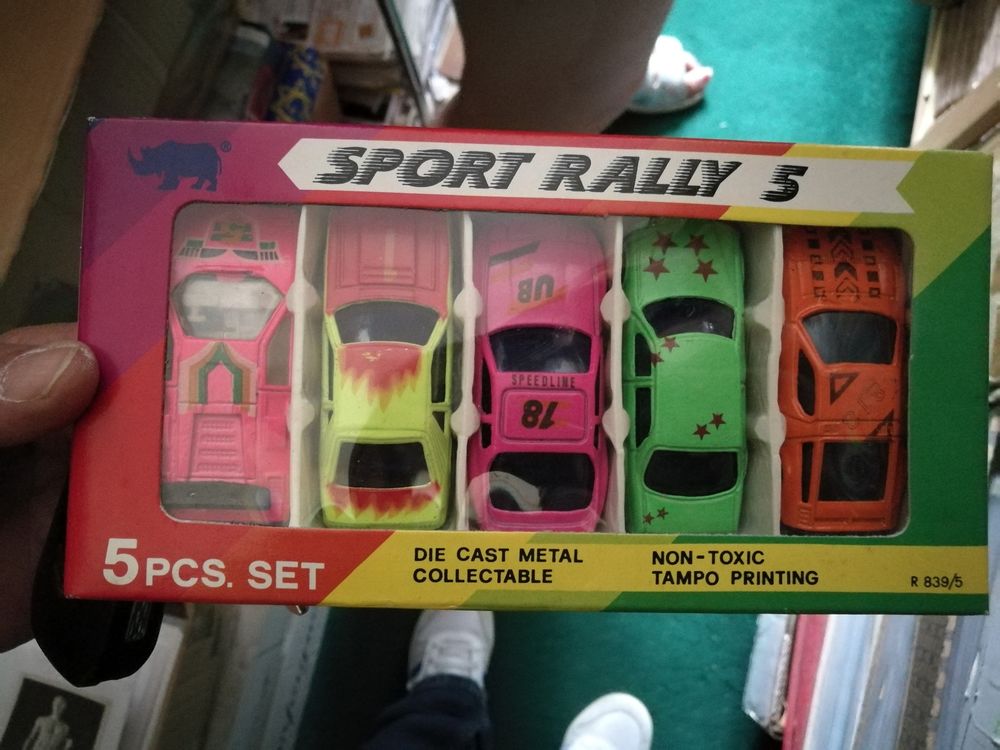 Coffret collector 5 voitures Sport Rally 