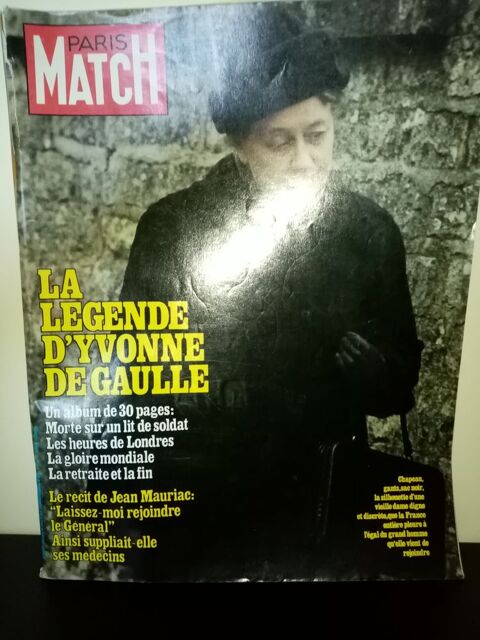 Paris Match N� 1591 du 23/11/1979 - La l�gende d'Yvonne De G 10 Angers (49)