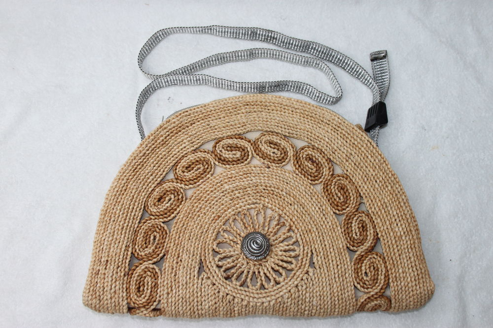 Sac en raphia naturel Maroquinerie