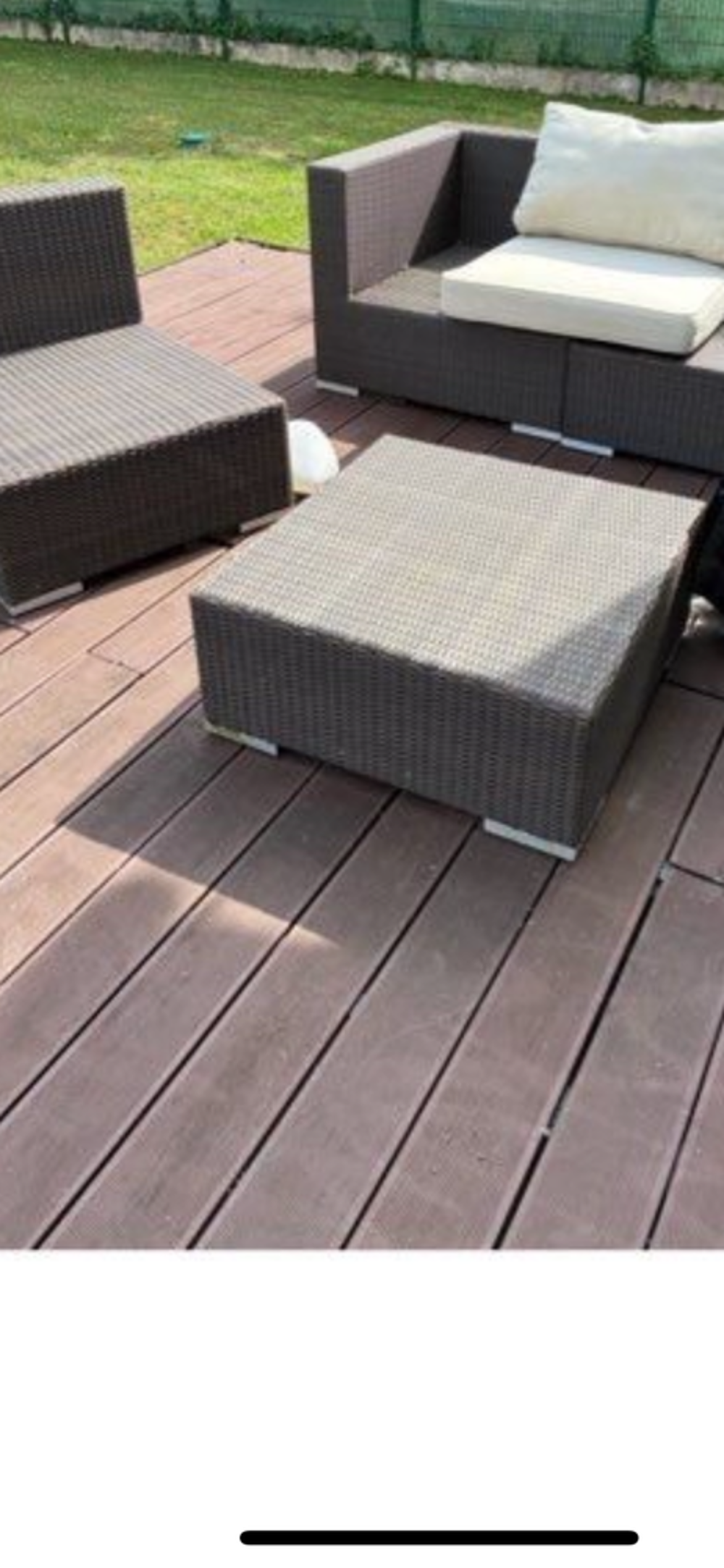 Salon de jardin en rotin et table Hesperide 
Meubles