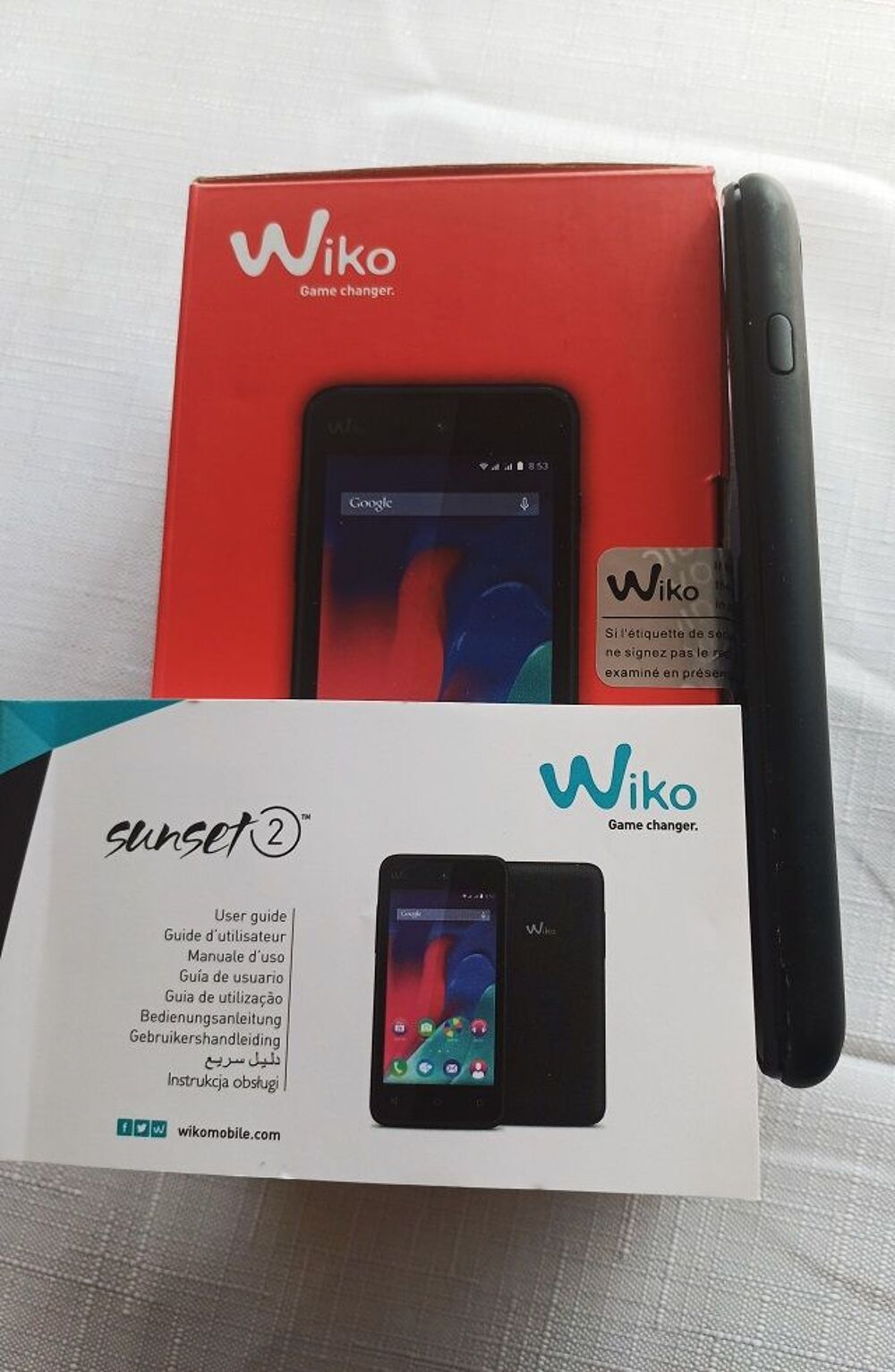 Smartphone Wiko Sunset 2 4 Go Double SIM Noir
Téléphones et tablettes
