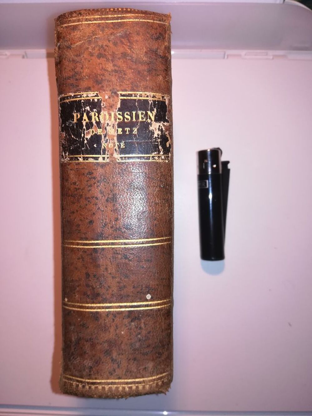 PAROISSIEN ROMAIN TRES COMPLET NOTE EN PLAIN CHANT 1874 Livres et BD