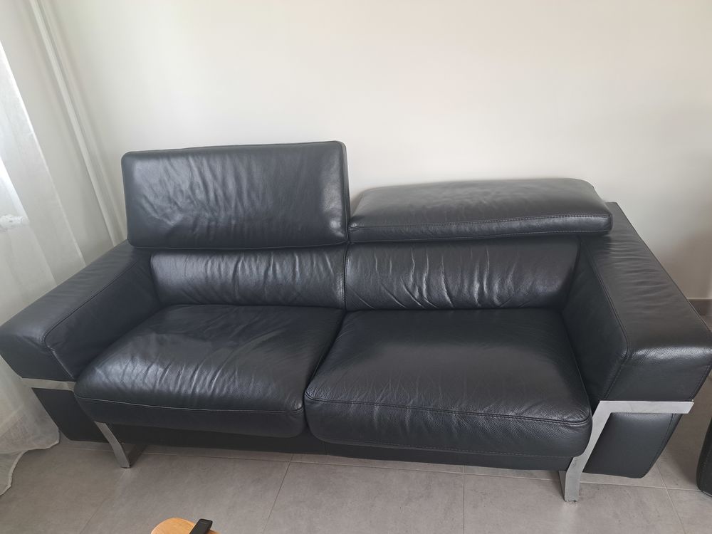 Fauteuil cuir noir Meubles