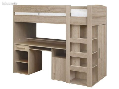 Lit 90x200 combiné bureau et armoire modèle Montana Villotte-sur-Aire (55)