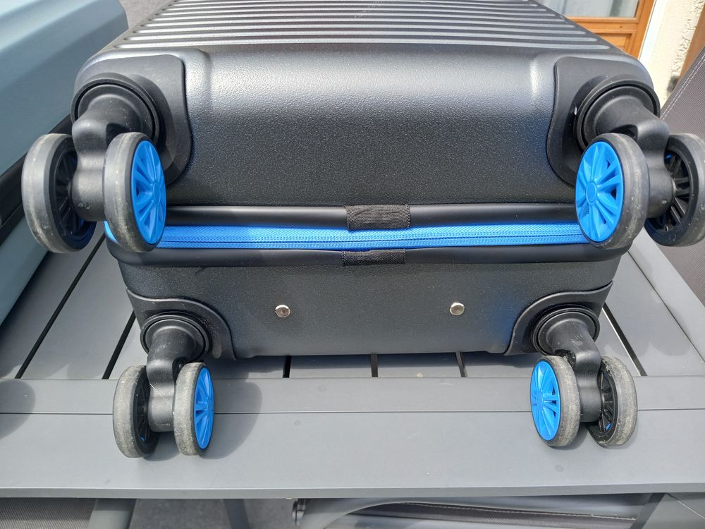 VALISE CABINE RIGIDE SUR ROULETTE 55 CM EN LOT DE 2 Maroquinerie